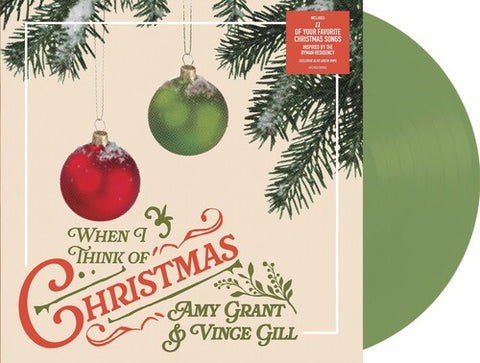 Amy Grant & Vince Gill - When I Think Of Christmas (Green LP)